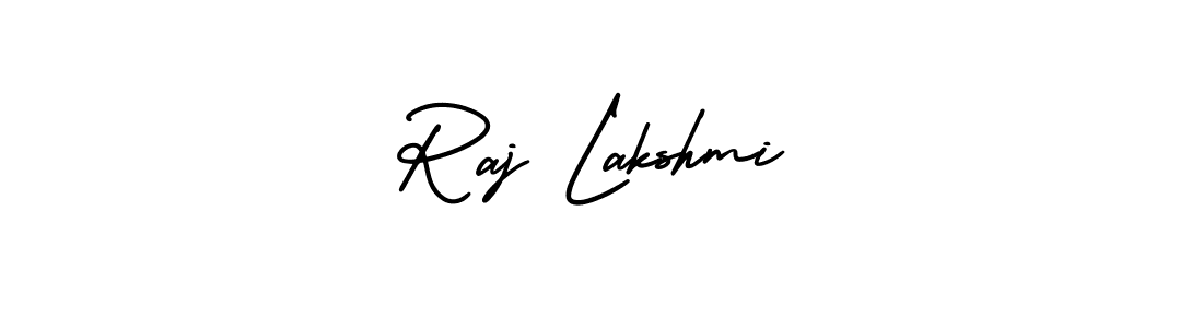 How to make Raj Lakshmi signature? AmerikaSignatureDemo-Regular is a professional autograph style. Create handwritten signature for Raj Lakshmi name. Raj Lakshmi signature style 3 images and pictures png