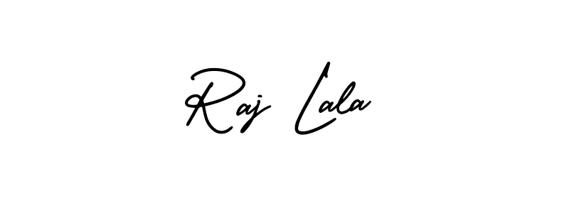 Create a beautiful signature design for name Raj Lala. With this signature (AmerikaSignatureDemo-Regular) fonts, you can make a handwritten signature for free. Raj Lala signature style 3 images and pictures png