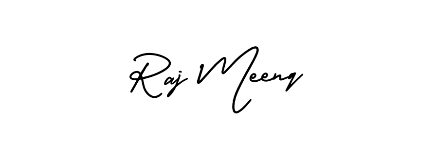 Check out images of Autograph of Raj Meenq name. Actor Raj Meenq Signature Style. AmerikaSignatureDemo-Regular is a professional sign style online. Raj Meenq signature style 3 images and pictures png