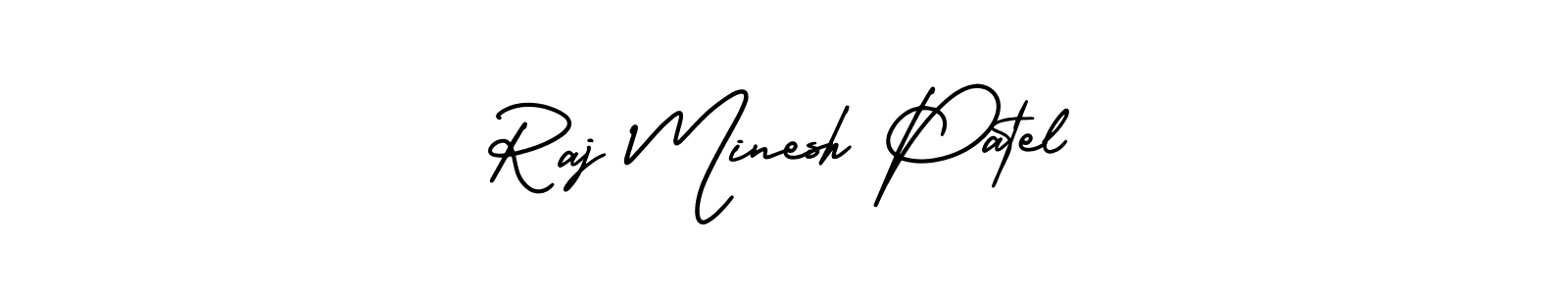 Best and Professional Signature Style for Raj Minesh Patel. AmerikaSignatureDemo-Regular Best Signature Style Collection. Raj Minesh Patel signature style 3 images and pictures png