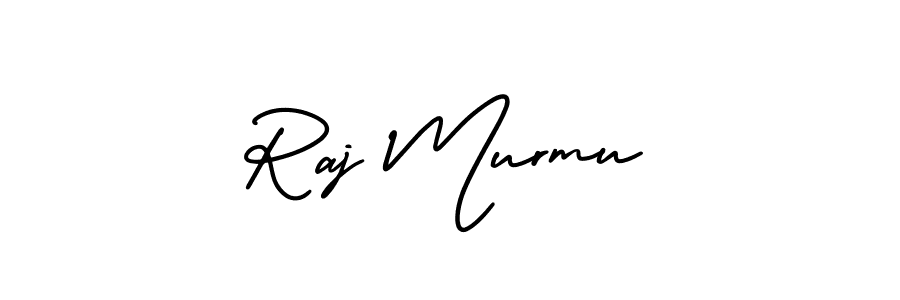 Raj Murmu stylish signature style. Best Handwritten Sign (AmerikaSignatureDemo-Regular) for my name. Handwritten Signature Collection Ideas for my name Raj Murmu. Raj Murmu signature style 3 images and pictures png