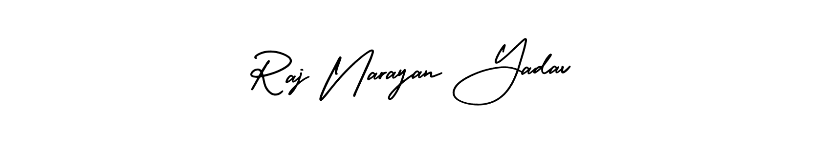 Similarly AmerikaSignatureDemo-Regular is the best handwritten signature design. Signature creator online .You can use it as an online autograph creator for name Raj Narayan Yadav. Raj Narayan Yadav signature style 3 images and pictures png