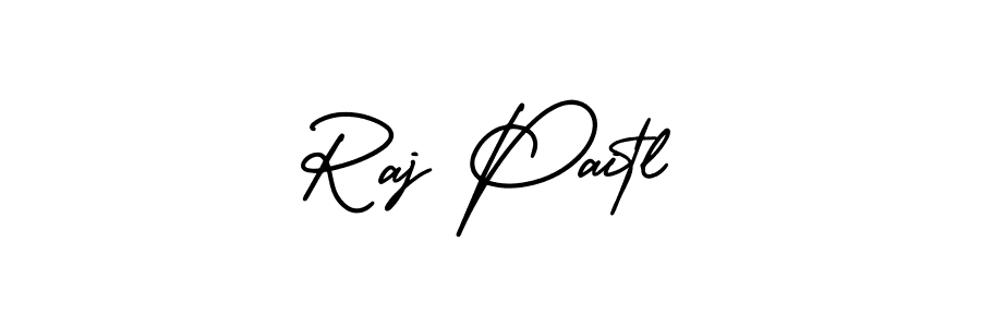It looks lik you need a new signature style for name Raj Paitl. Design unique handwritten (AmerikaSignatureDemo-Regular) signature with our free signature maker in just a few clicks. Raj Paitl signature style 3 images and pictures png