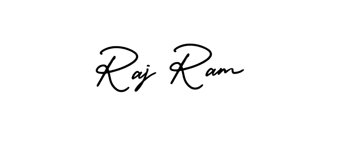 Raj Ram stylish signature style. Best Handwritten Sign (AmerikaSignatureDemo-Regular) for my name. Handwritten Signature Collection Ideas for my name Raj Ram. Raj Ram signature style 3 images and pictures png