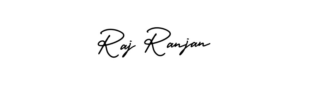 Use a signature maker to create a handwritten signature online. With this signature software, you can design (AmerikaSignatureDemo-Regular) your own signature for name Raj Ranjan. Raj Ranjan signature style 3 images and pictures png