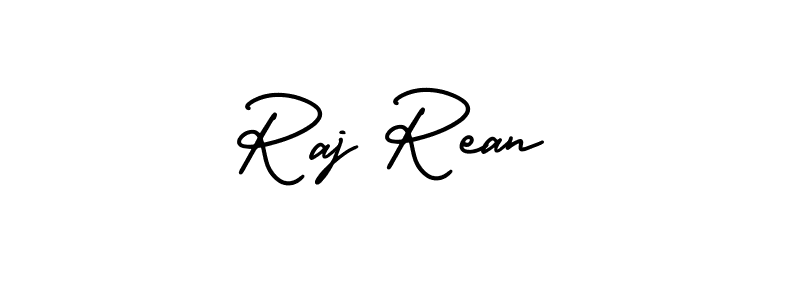 Use a signature maker to create a handwritten signature online. With this signature software, you can design (AmerikaSignatureDemo-Regular) your own signature for name Raj Rean. Raj Rean signature style 3 images and pictures png