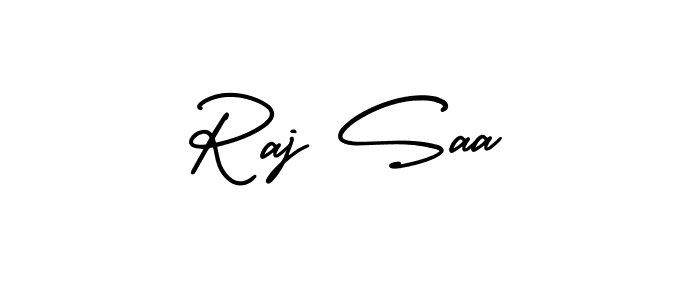 This is the best signature style for the Raj Saa name. Also you like these signature font (AmerikaSignatureDemo-Regular). Mix name signature. Raj Saa signature style 3 images and pictures png