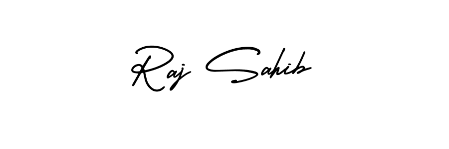 Design your own signature with our free online signature maker. With this signature software, you can create a handwritten (AmerikaSignatureDemo-Regular) signature for name Raj Sahib. Raj Sahib signature style 3 images and pictures png