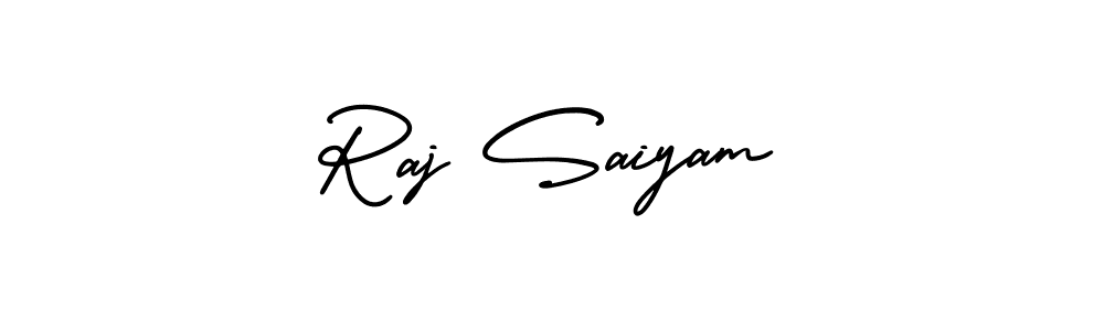 Similarly AmerikaSignatureDemo-Regular is the best handwritten signature design. Signature creator online .You can use it as an online autograph creator for name Raj Saiyam. Raj Saiyam signature style 3 images and pictures png