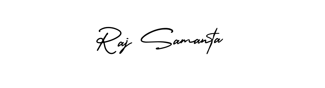 How to make Raj Samanta signature? AmerikaSignatureDemo-Regular is a professional autograph style. Create handwritten signature for Raj Samanta name. Raj Samanta signature style 3 images and pictures png