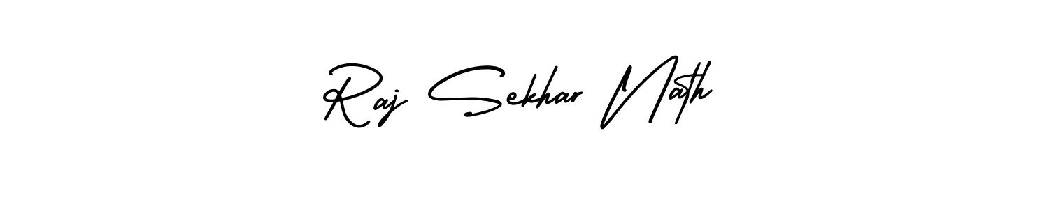 How to Draw Raj Sekhar Nath signature style? AmerikaSignatureDemo-Regular is a latest design signature styles for name Raj Sekhar Nath. Raj Sekhar Nath signature style 3 images and pictures png