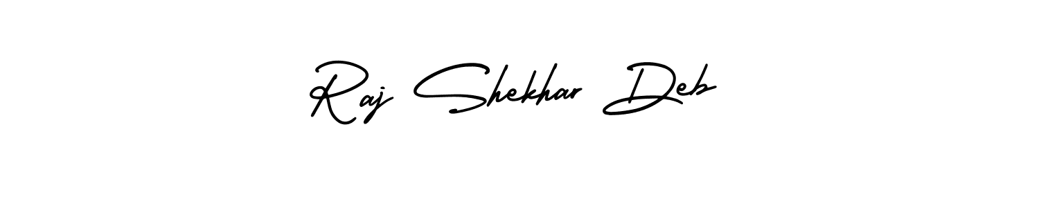 It looks lik you need a new signature style for name Raj Shekhar Deb. Design unique handwritten (AmerikaSignatureDemo-Regular) signature with our free signature maker in just a few clicks. Raj Shekhar Deb signature style 3 images and pictures png