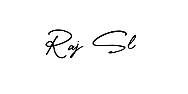 Best and Professional Signature Style for Raj Sl. AmerikaSignatureDemo-Regular Best Signature Style Collection. Raj Sl signature style 3 images and pictures png