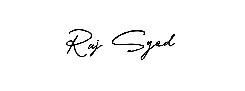 AmerikaSignatureDemo-Regular is a professional signature style that is perfect for those who want to add a touch of class to their signature. It is also a great choice for those who want to make their signature more unique. Get Raj Syed name to fancy signature for free. Raj Syed signature style 3 images and pictures png