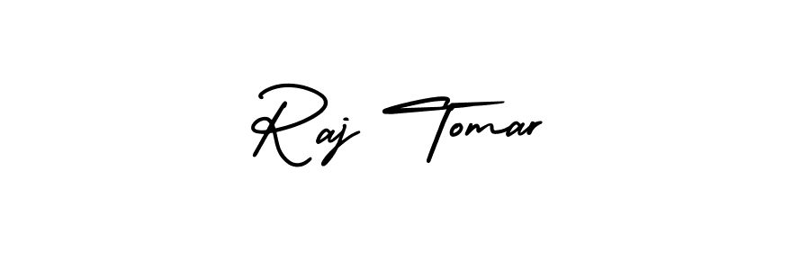 AmerikaSignatureDemo-Regular is a professional signature style that is perfect for those who want to add a touch of class to their signature. It is also a great choice for those who want to make their signature more unique. Get Raj Tomar name to fancy signature for free. Raj Tomar signature style 3 images and pictures png