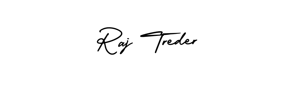 It looks lik you need a new signature style for name Raj Treder. Design unique handwritten (AmerikaSignatureDemo-Regular) signature with our free signature maker in just a few clicks. Raj Treder signature style 3 images and pictures png