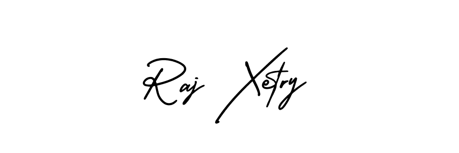 Make a beautiful signature design for name Raj Xetry. With this signature (AmerikaSignatureDemo-Regular) style, you can create a handwritten signature for free. Raj Xetry signature style 3 images and pictures png