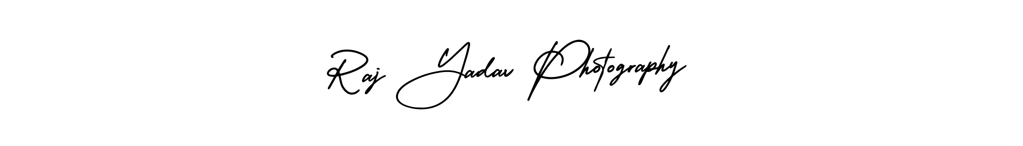 You should practise on your own different ways (AmerikaSignatureDemo-Regular) to write your name (Raj Yadav Photography) in signature. don't let someone else do it for you. Raj Yadav Photography signature style 3 images and pictures png