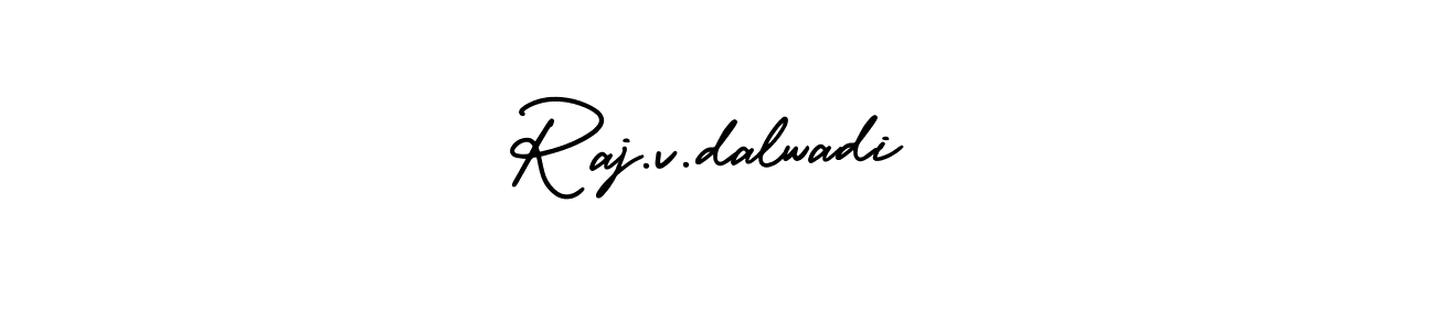 It looks lik you need a new signature style for name Raj.v.dalwadi. Design unique handwritten (AmerikaSignatureDemo-Regular) signature with our free signature maker in just a few clicks. Raj.v.dalwadi signature style 3 images and pictures png
