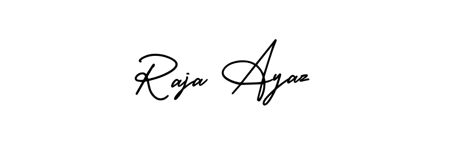 Also we have Raja Ayaz name is the best signature style. Create professional handwritten signature collection using AmerikaSignatureDemo-Regular autograph style. Raja Ayaz signature style 3 images and pictures png