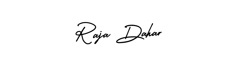 Design your own signature with our free online signature maker. With this signature software, you can create a handwritten (AmerikaSignatureDemo-Regular) signature for name Raja Dahar. Raja Dahar signature style 3 images and pictures png