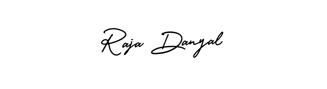 Use a signature maker to create a handwritten signature online. With this signature software, you can design (AmerikaSignatureDemo-Regular) your own signature for name Raja Danyal. Raja Danyal signature style 3 images and pictures png