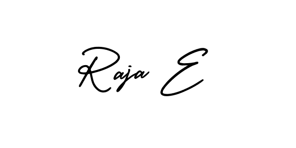 AmerikaSignatureDemo-Regular is a professional signature style that is perfect for those who want to add a touch of class to their signature. It is also a great choice for those who want to make their signature more unique. Get Raja E name to fancy signature for free. Raja E signature style 3 images and pictures png