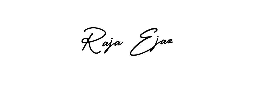 How to make Raja Ejaz signature? AmerikaSignatureDemo-Regular is a professional autograph style. Create handwritten signature for Raja Ejaz name. Raja Ejaz signature style 3 images and pictures png