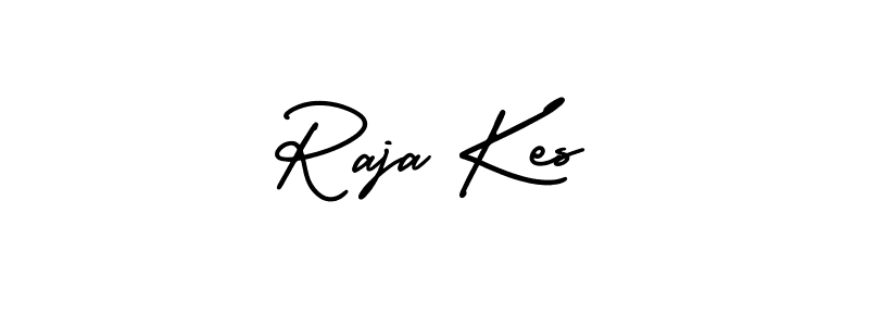 Raja Kes stylish signature style. Best Handwritten Sign (AmerikaSignatureDemo-Regular) for my name. Handwritten Signature Collection Ideas for my name Raja Kes. Raja Kes signature style 3 images and pictures png