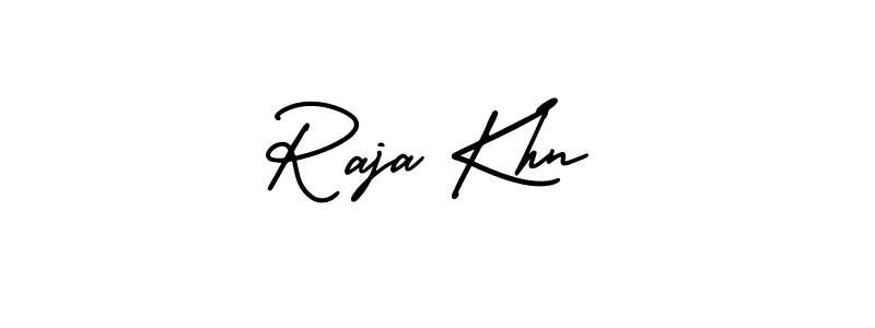 How to Draw Raja Khn signature style? AmerikaSignatureDemo-Regular is a latest design signature styles for name Raja Khn. Raja Khn signature style 3 images and pictures png