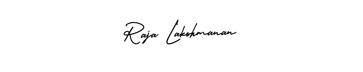 AmerikaSignatureDemo-Regular is a professional signature style that is perfect for those who want to add a touch of class to their signature. It is also a great choice for those who want to make their signature more unique. Get Raja Lakshmanan name to fancy signature for free. Raja Lakshmanan signature style 3 images and pictures png