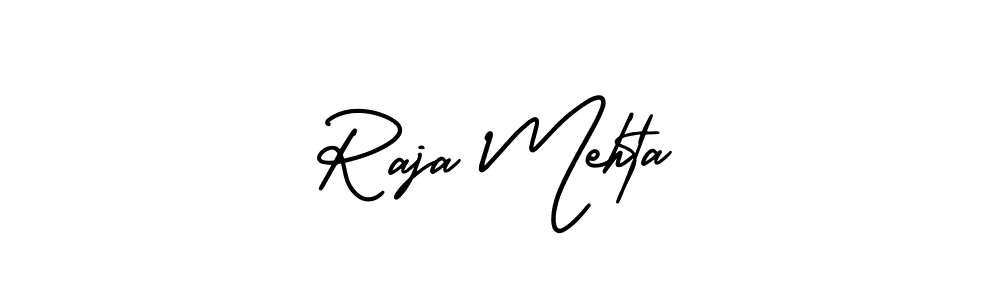 Make a beautiful signature design for name Raja Mehta. Use this online signature maker to create a handwritten signature for free. Raja Mehta signature style 3 images and pictures png