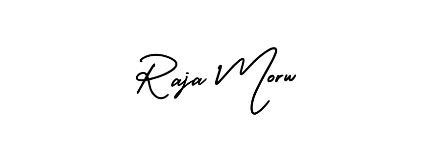 Also You can easily find your signature by using the search form. We will create Raja Morw name handwritten signature images for you free of cost using AmerikaSignatureDemo-Regular sign style. Raja Morw signature style 3 images and pictures png