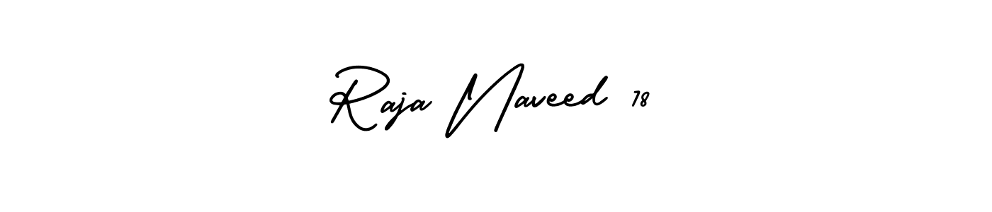 Make a beautiful signature design for name Raja Naveed 78. Use this online signature maker to create a handwritten signature for free. Raja Naveed 78 signature style 3 images and pictures png