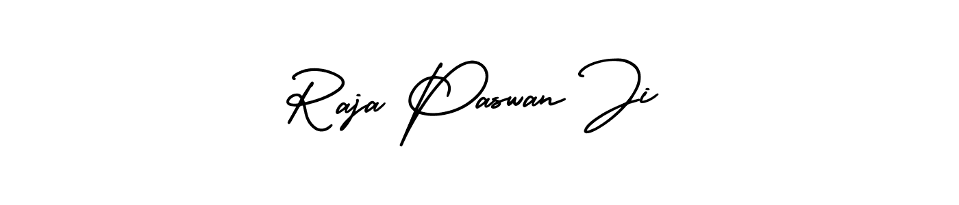 It looks lik you need a new signature style for name Raja Paswan Ji. Design unique handwritten (AmerikaSignatureDemo-Regular) signature with our free signature maker in just a few clicks. Raja Paswan Ji signature style 3 images and pictures png