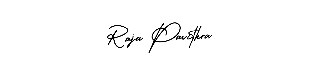 Also You can easily find your signature by using the search form. We will create Raja Pavithra name handwritten signature images for you free of cost using AmerikaSignatureDemo-Regular sign style. Raja Pavithra signature style 3 images and pictures png