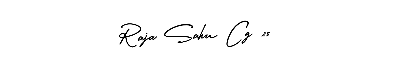 Also we have Raja Sahu Cg 25 name is the best signature style. Create professional handwritten signature collection using AmerikaSignatureDemo-Regular autograph style. Raja Sahu Cg 25 signature style 3 images and pictures png