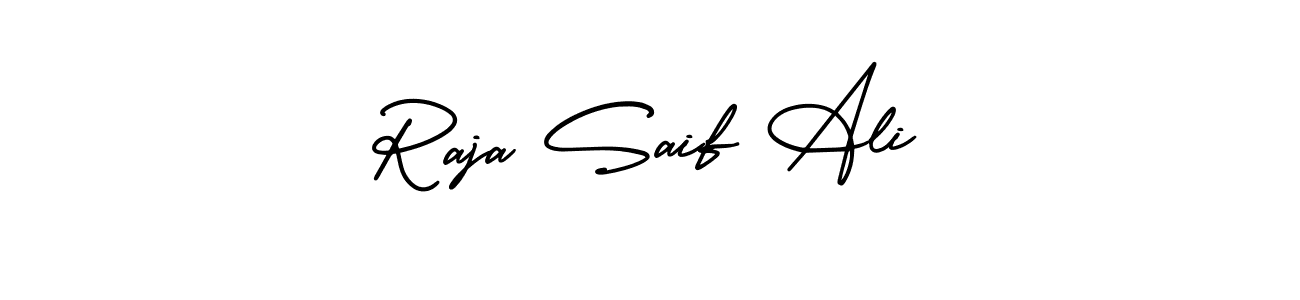 Make a short Raja Saif Ali signature style. Manage your documents anywhere anytime using AmerikaSignatureDemo-Regular. Create and add eSignatures, submit forms, share and send files easily. Raja Saif Ali signature style 3 images and pictures png