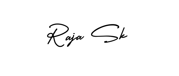 Also You can easily find your signature by using the search form. We will create Raja Sk name handwritten signature images for you free of cost using AmerikaSignatureDemo-Regular sign style. Raja Sk signature style 3 images and pictures png