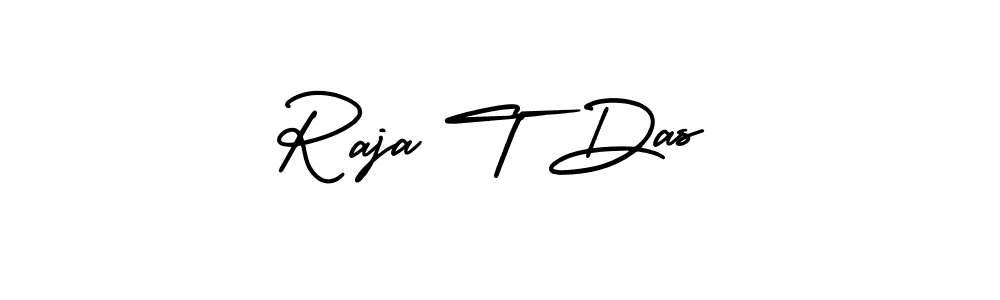 AmerikaSignatureDemo-Regular is a professional signature style that is perfect for those who want to add a touch of class to their signature. It is also a great choice for those who want to make their signature more unique. Get Raja T Das name to fancy signature for free. Raja T Das signature style 3 images and pictures png