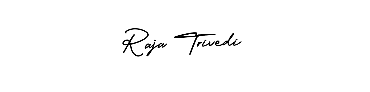 How to Draw Raja Trivedi signature style? AmerikaSignatureDemo-Regular is a latest design signature styles for name Raja Trivedi. Raja Trivedi signature style 3 images and pictures png