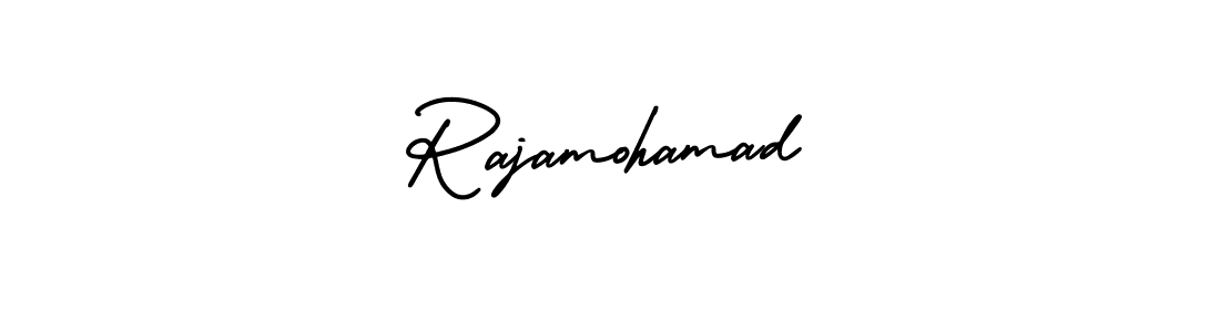Make a beautiful signature design for name Rajamohamad. With this signature (AmerikaSignatureDemo-Regular) style, you can create a handwritten signature for free. Rajamohamad signature style 3 images and pictures png