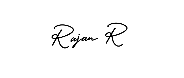 Make a short Rajan R signature style. Manage your documents anywhere anytime using AmerikaSignatureDemo-Regular. Create and add eSignatures, submit forms, share and send files easily. Rajan R signature style 3 images and pictures png