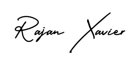 Upgrade your professional image with Rajan Xavier signature created with AmerikaSignatureDemo-Regular font. Fast, free, and watermark-free download. Rajan Xavier signature style 3 images and pictures png