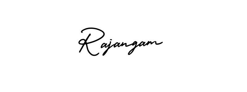 The best way (AmerikaSignatureDemo-Regular) to make a short signature is to pick only two or three words in your name. The name Rajangam include a total of six letters. For converting this name. Rajangam signature style 3 images and pictures png