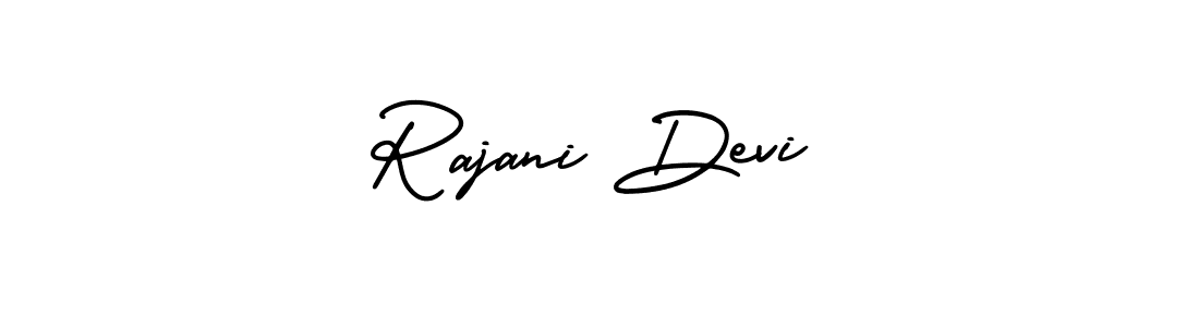 Use a signature maker to create a handwritten signature online. With this signature software, you can design (AmerikaSignatureDemo-Regular) your own signature for name Rajani Devi. Rajani Devi signature style 3 images and pictures png