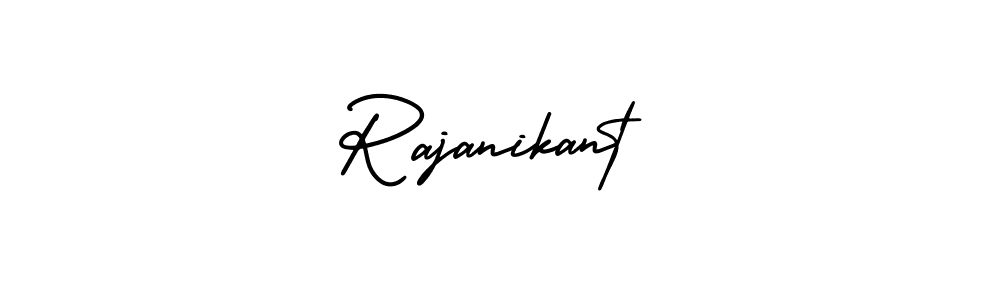 How to make Rajanikant name signature. Use AmerikaSignatureDemo-Regular style for creating short signs online. This is the latest handwritten sign. Rajanikant signature style 3 images and pictures png