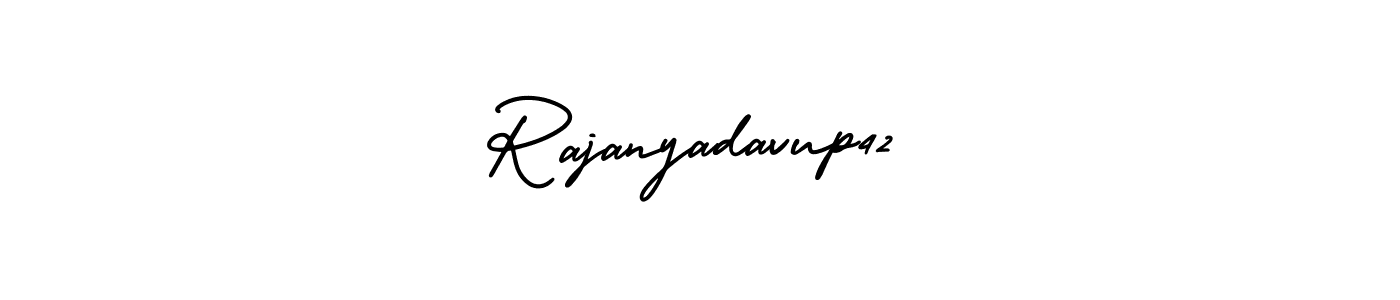 Similarly AmerikaSignatureDemo-Regular is the best handwritten signature design. Signature creator online .You can use it as an online autograph creator for name Rajanyadavup42. Rajanyadavup42 signature style 3 images and pictures png