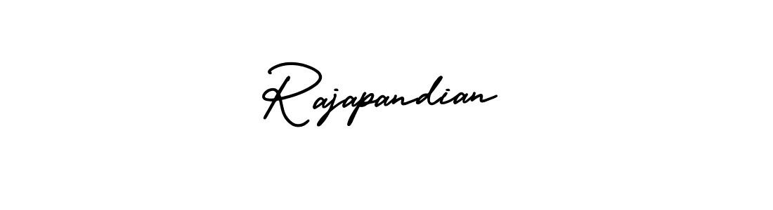 The best way (AmerikaSignatureDemo-Regular) to make a short signature is to pick only two or three words in your name. The name Rajapandian include a total of six letters. For converting this name. Rajapandian signature style 3 images and pictures png