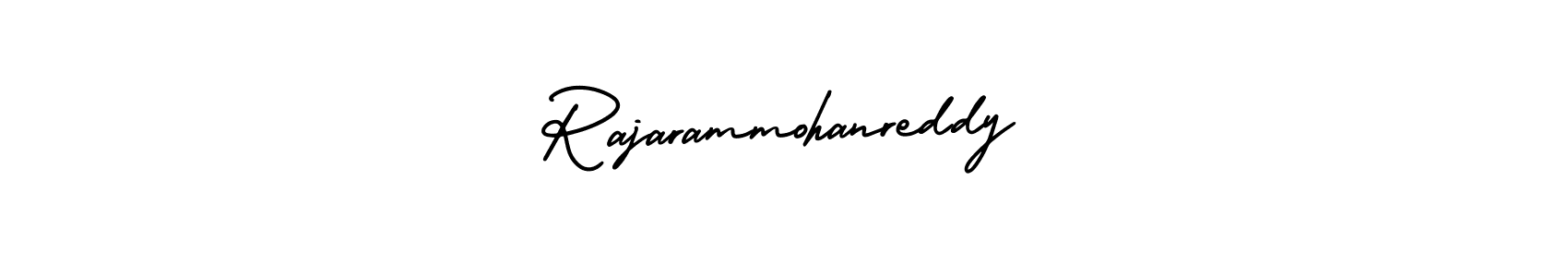 Design your own signature with our free online signature maker. With this signature software, you can create a handwritten (AmerikaSignatureDemo-Regular) signature for name Rajarammohanreddy. Rajarammohanreddy signature style 3 images and pictures png